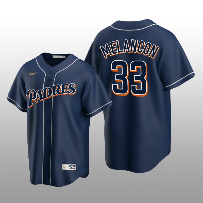 Cooperstown Collection Mark Melancon San Diego Padres Navy Men's Jersey