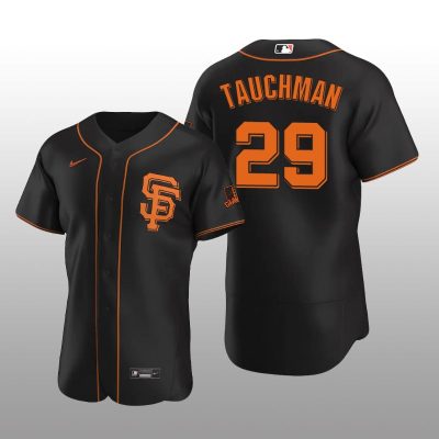 Giants Mike Tauchman Authentic Alternate Jersey Black