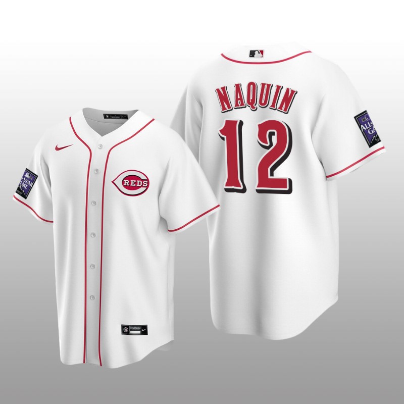 Home All-Star Game Cincinnati Reds White Jersey Replica Tyler Naquin