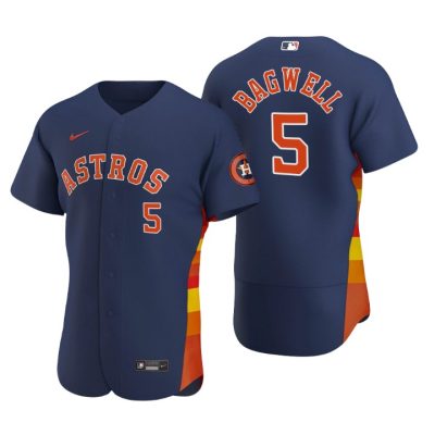 Houston Astros Jeff Bagwell Navy Authentic 2020 Alternate Jersey