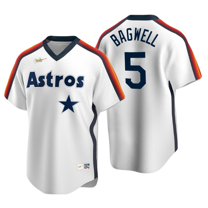 Houston Astros Jeff Bagwell White Cooperstown Collection Home Jersey