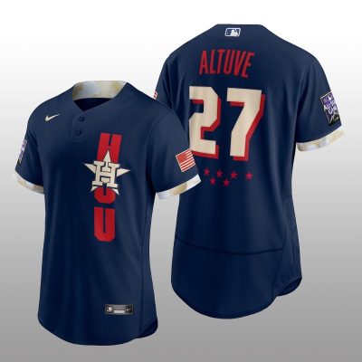 Houston Astros Jose Altuve MLB All-Star Game Authentic Navy Jersey