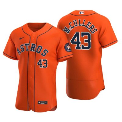 Houston Astros Lance McCullers Orange Authentic 2020 Alternate Jersey