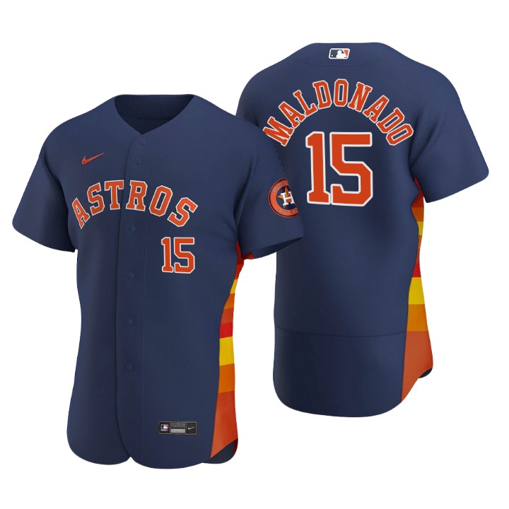 Houston Astros Martin Maldonado Navy Authentic 2020 Alternate Jersey