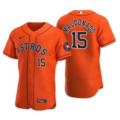Houston Astros Martin Maldonado Orange Authentic 2020 Alternate Jersey
