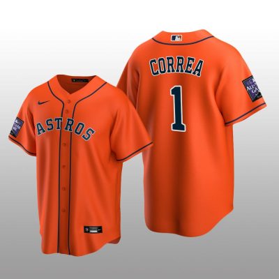 Houston Astros Orange Alternate Jersey Replica Carlos Correa All-Star Game