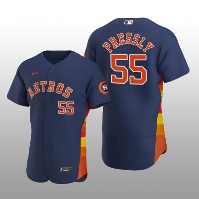 Houston Astros Ryan Pressly Navy Alternate 2020 Authentic Player Jersey