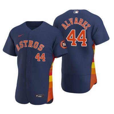 Houston Astros Yordan Alvarez Navy Authentic 2020 Alternate Jersey