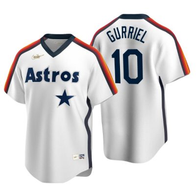 Houston Astros Yuli Gurriel White Cooperstown Collection Home Jersey