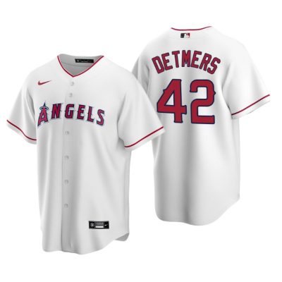 Los Angeles Angels Reid Detmers White 2020 MLB Draft Home Replica Jersey