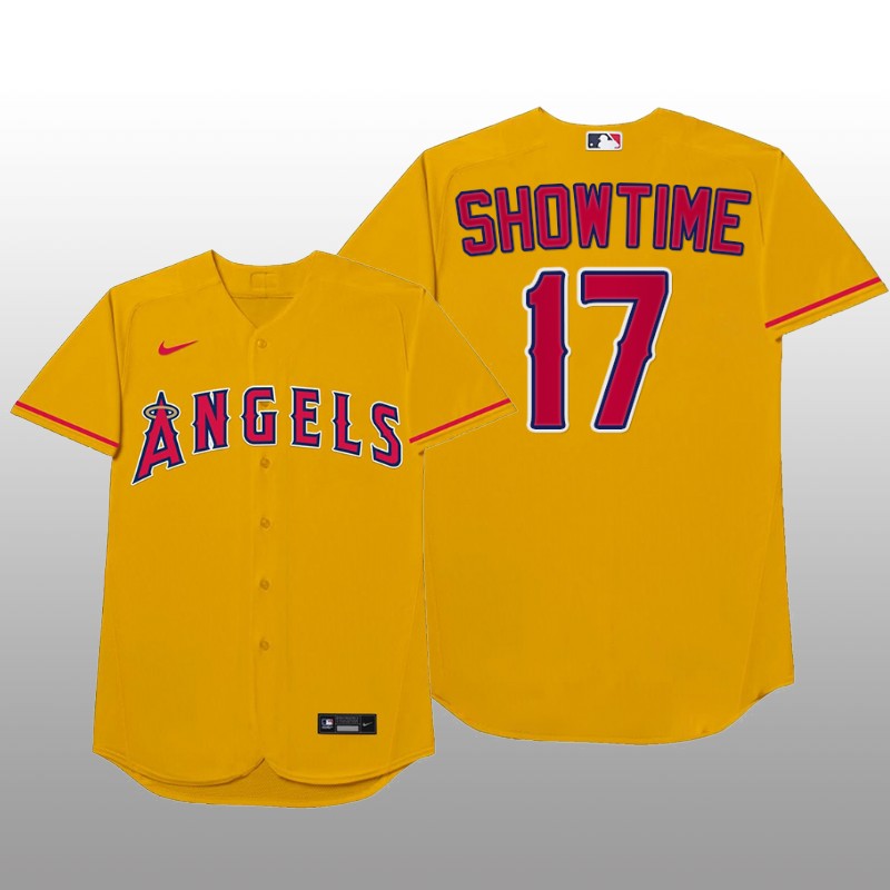 Los Angeles Angels Shohei Ohtani MLB Players Weekend Nickname Yellow Jersey