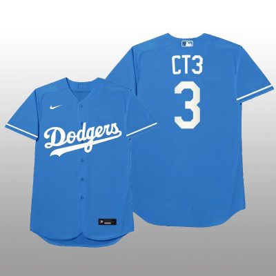 Los Angeles Dodgers Chris Taylor MLB Players Weekend Nickname Blue Jersey