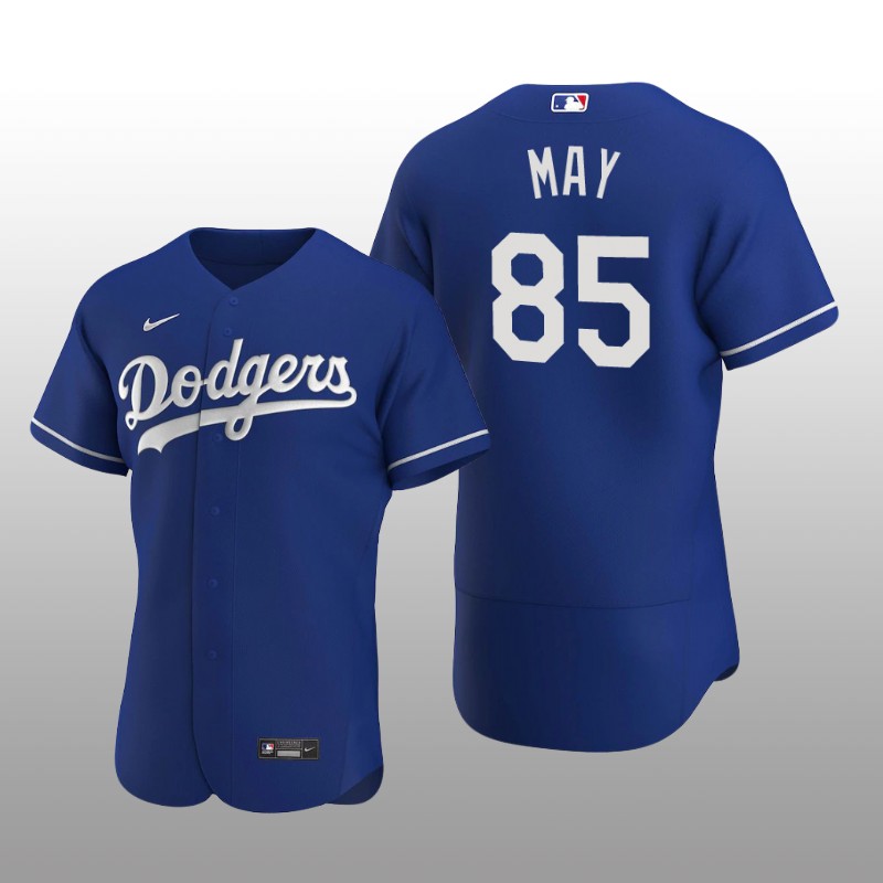 Los Angeles Dodgers Dustin May Authentic 2020 Alternate Royal Jersey