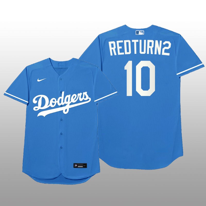 Los Angeles Dodgers Justin Turner MLB Players Weekend Nickname Blue Jersey