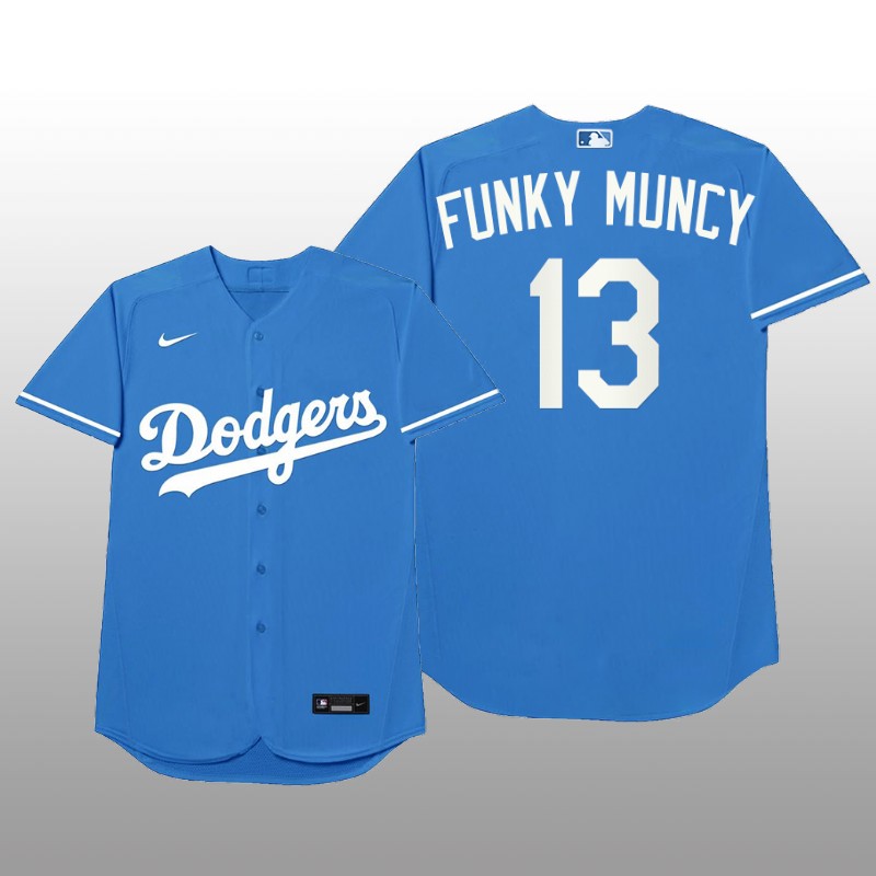 Los Angeles Dodgers Max Muncy MLB Players Weekend Nickname Blue Jersey
