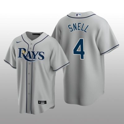 Men's Blake Snell Tampa Bay Rays Gray Road 2020 Replica Jersey