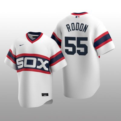 Men's Chicago White Sox Carlos Rodon White Cooperstown Collection Home Jersey