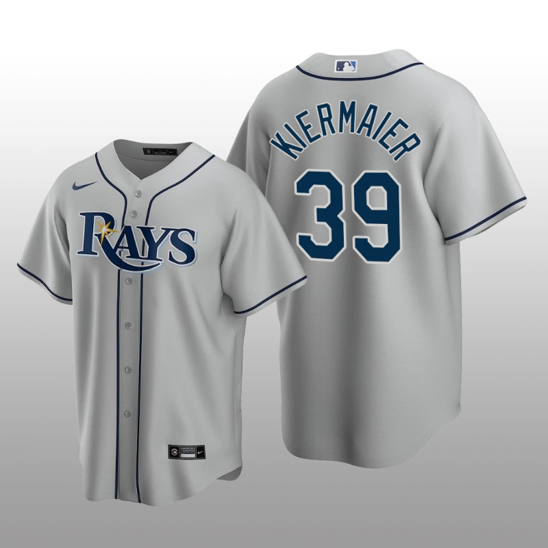 Men's Kevin Kiermaier Tampa Bay Rays Gray Road 2020 Replica Jersey