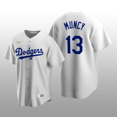 Men's Los Angeles Dodgers Max Muncy White Cooperstown Collection Home Jersey