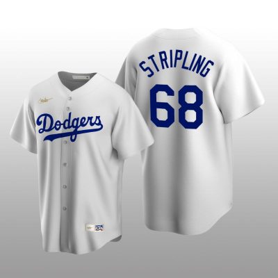 Men's Los Angeles Dodgers Ross Stripling White Cooperstown Collection Home Jersey