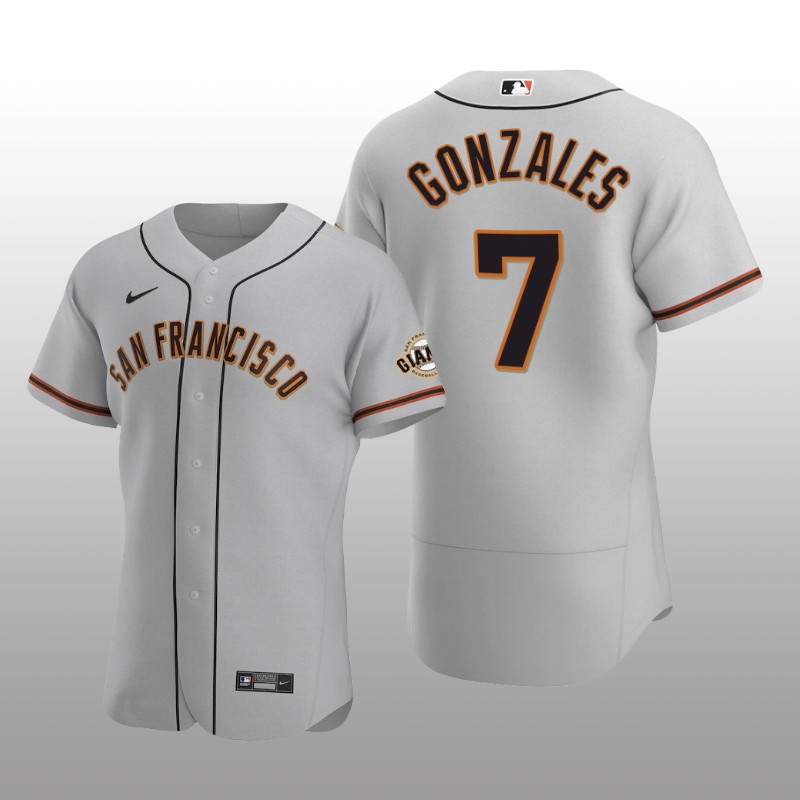 Men's Marco Gonzales Seattle Mariners Grey Road 2023 Alternate Jersey