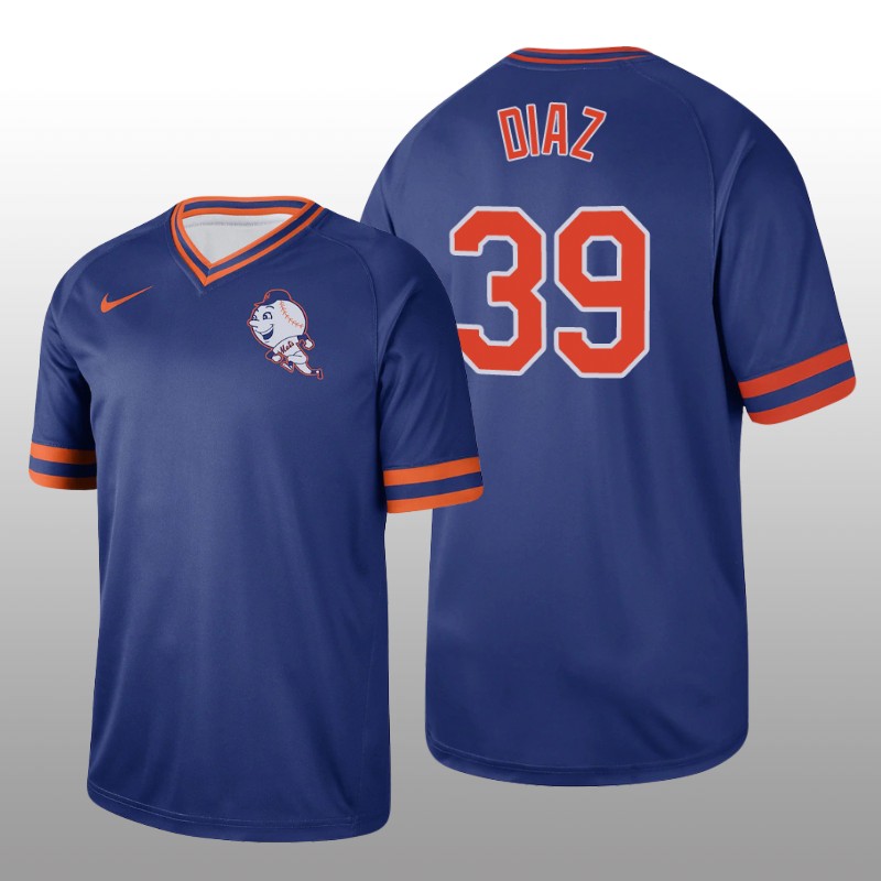 Men's New York Mets Edwin Diaz Royal Cooperstown Collection Legend Jersey