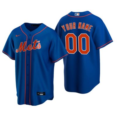 Men's New York Mets Royal Replica 2020 Alternate Custom Jersey
