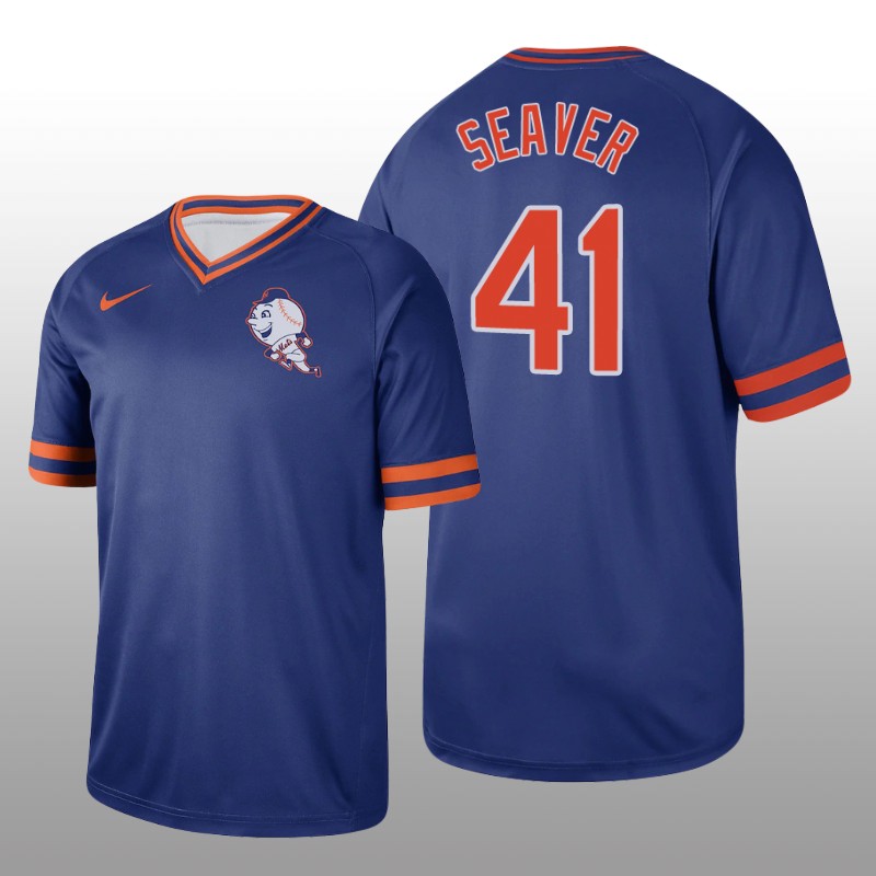 Men's New York Mets Tom Seaver Royal Cooperstown Collection Legend Jersey