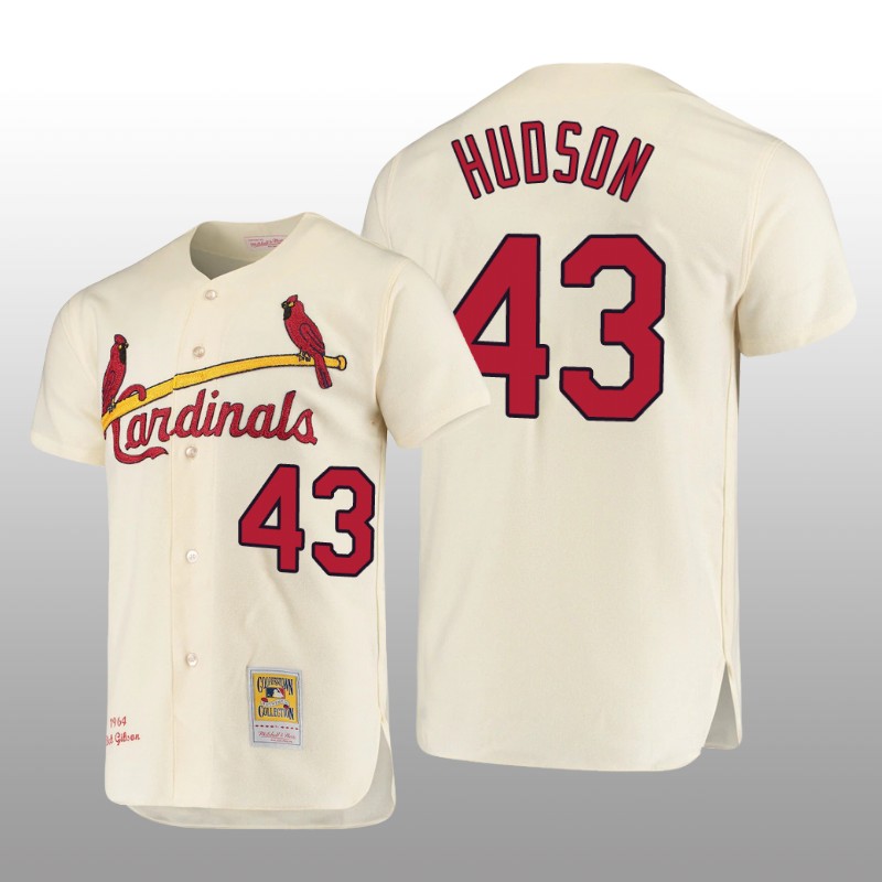 Men's St. Louis Cardinals Dakota Hudson Cream Cooperstown Collection Authentic Jersey
