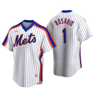 New York Mets Amed Rosario White Cooperstown Collection Home Jersey