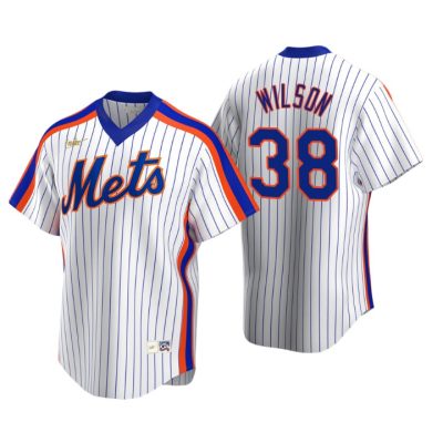 New York Mets Justin Wilson White Cooperstown Collection Home Jersey