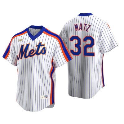 New York Mets Steven Matz White Cooperstown Collection Home Jersey