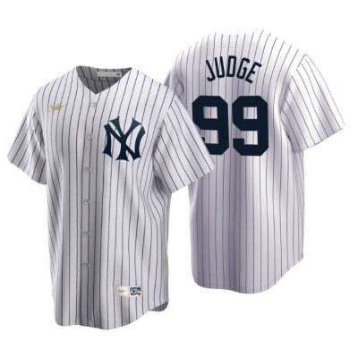 New York Yankees Aaron Judge White Cooperstown Collection Home Jersey