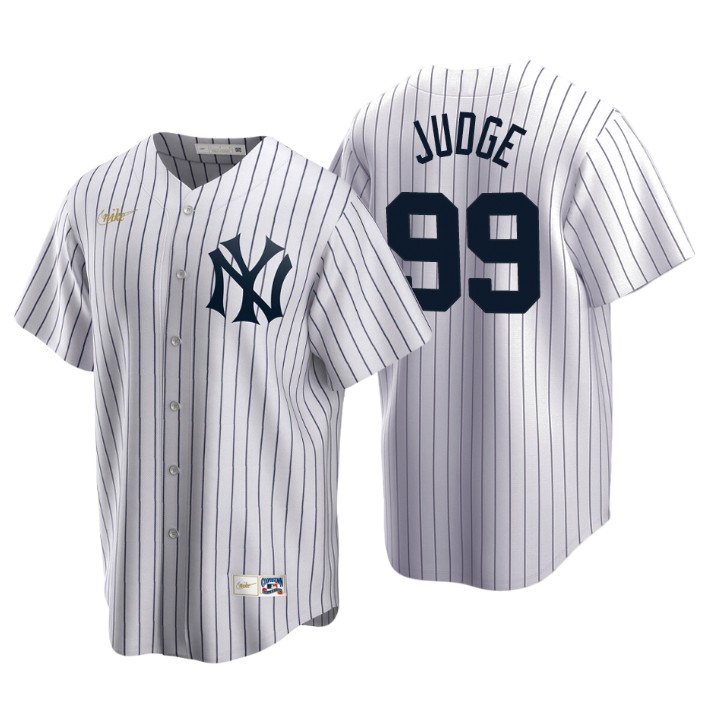 New York Yankees Aaron Judge White Cooperstown Collection Home Jersey