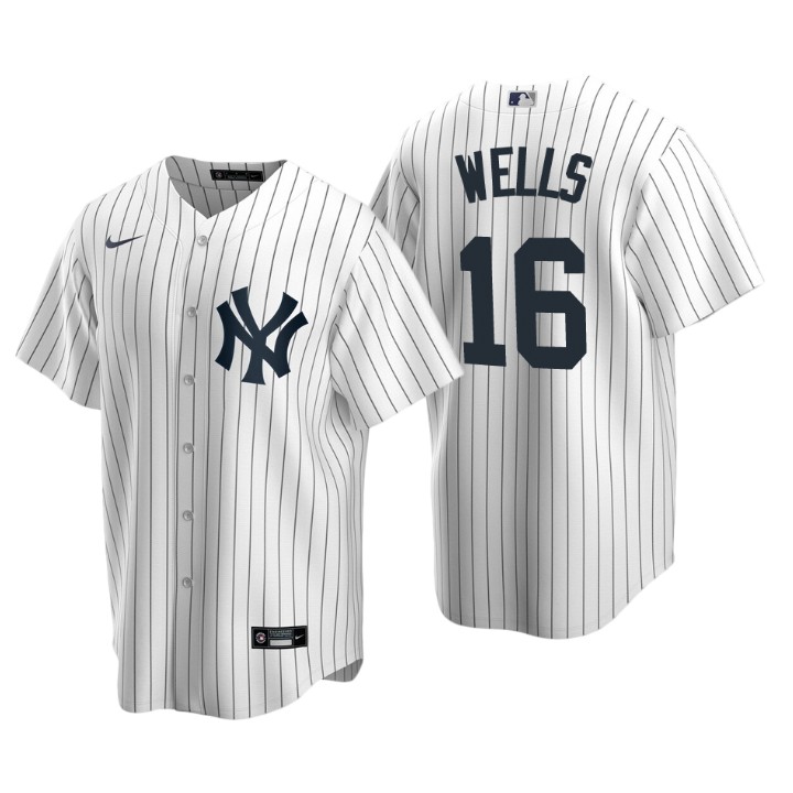 New York Yankees Austin Wells White 2020 MLB Draft Home Replica Jersey