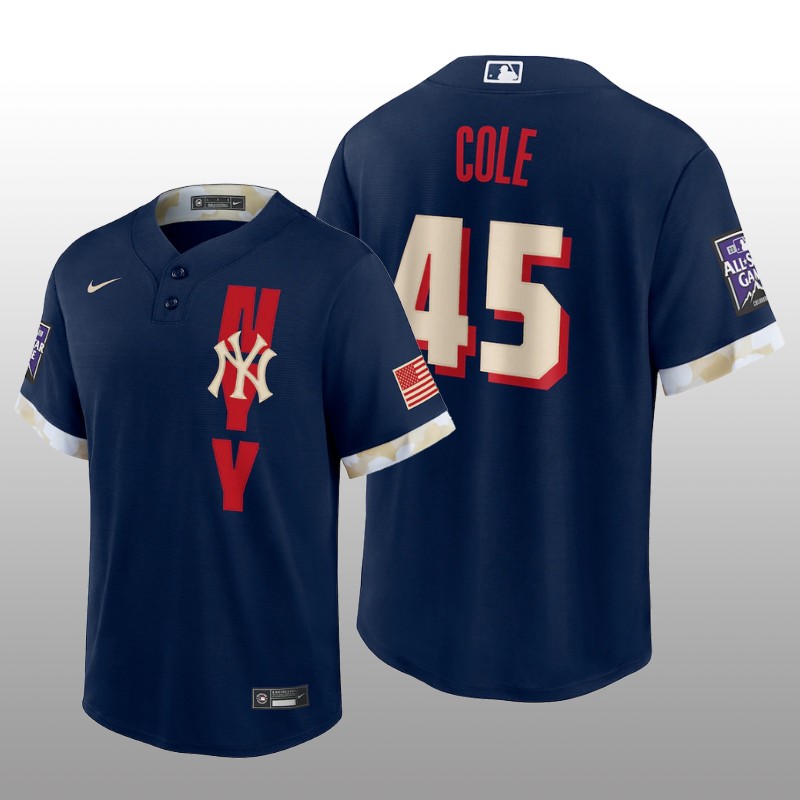 New York Yankees Gerrit Cole MLB All-Star Game Replica Navy Jersey