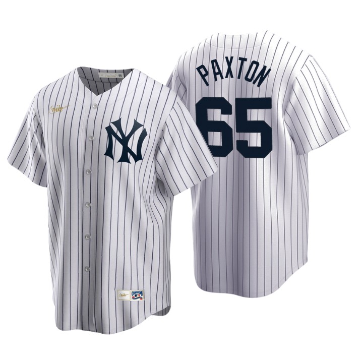New York Yankees James Paxton White Cooperstown Collection Home Jersey