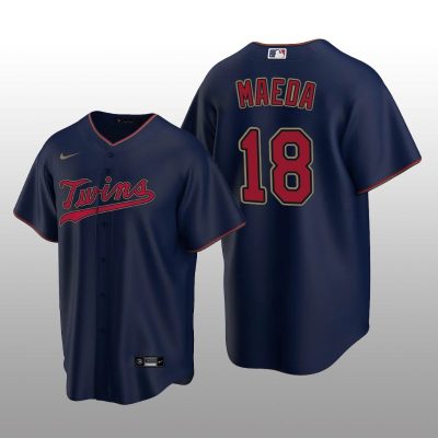 Nike Twins Kenta Maeda Men's Jersey Navy Alternate Replica