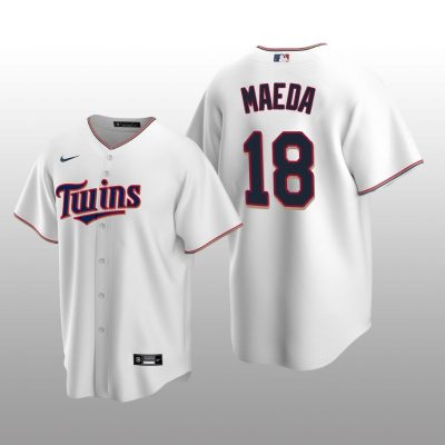 Nike Twins Kenta Maeda Men's Jersey White Home Replica