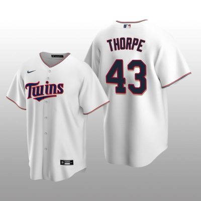Nike Twins Lewis Thorpe Men's Jersey White Home Replica