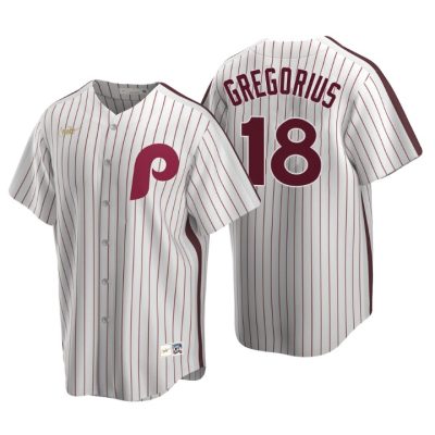 Philadelphia Phillies Didi Gregorius White Cooperstown Collection Home Jersey