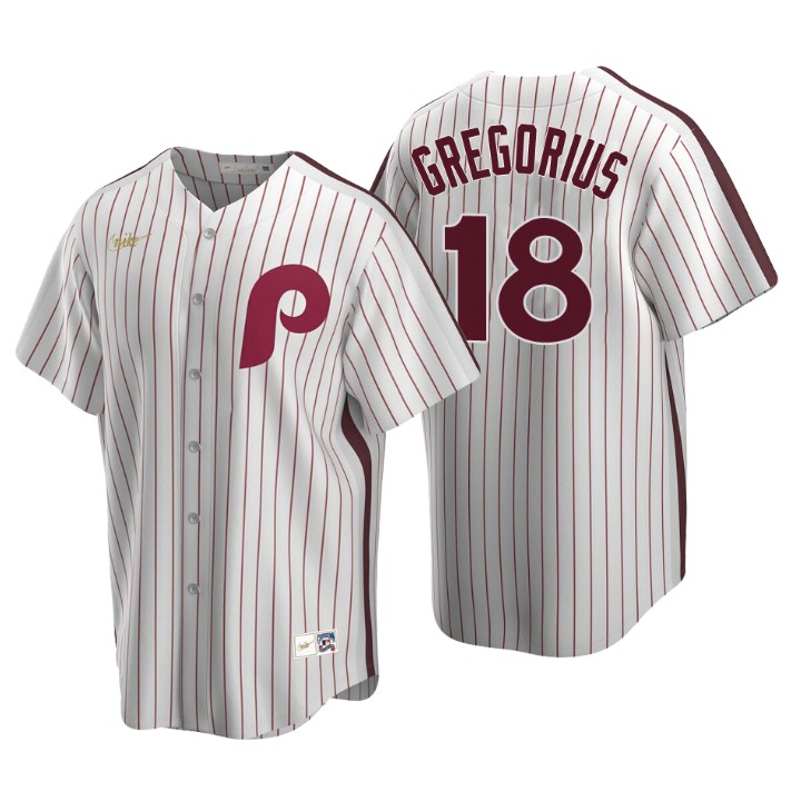 Philadelphia Phillies Didi Gregorius White Cooperstown Collection Home Jersey