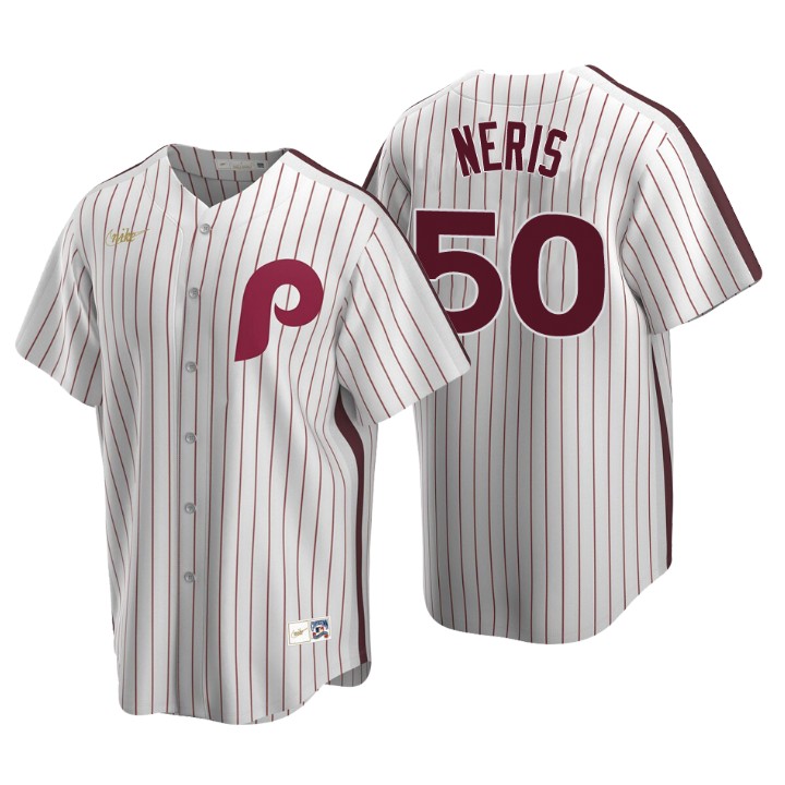 Philadelphia Phillies Hector Neris White Cooperstown Collection Home Jersey