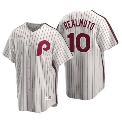 Philadelphia Phillies J.T. Realmuto White Cooperstown Collection Home Jersey