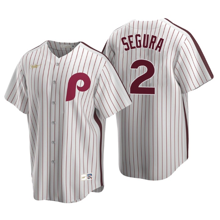 Philadelphia Phillies Jean Segura White Cooperstown Collection Home Jersey
