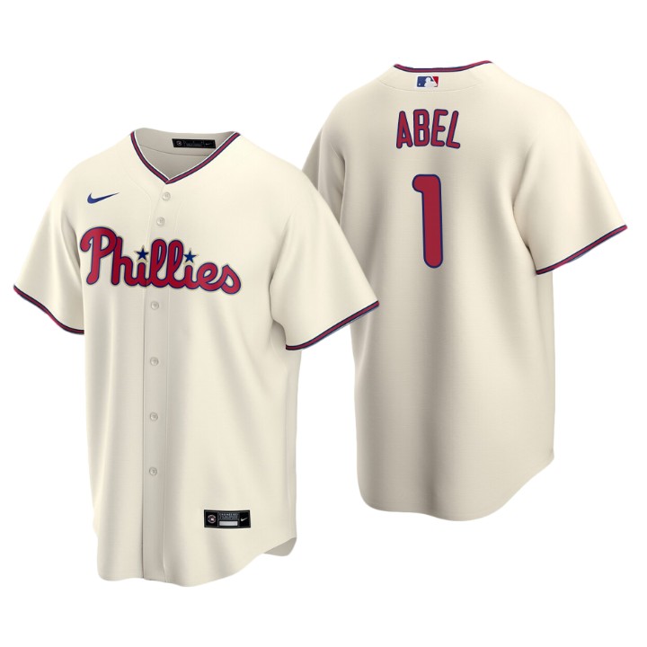 Philadelphia Phillies Mick Abel Cream 2020 MLB Draft Cream Replica Jersey
