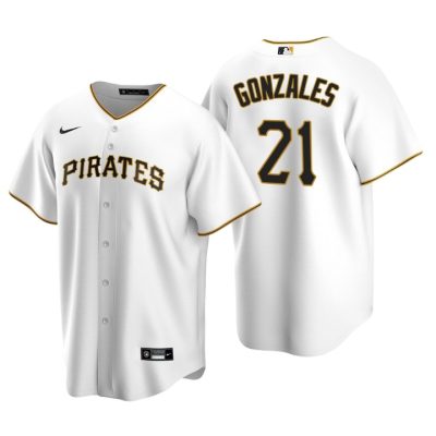 Pittsburgh Pirates Nick Gonzales White 2020 MLB Draft Home Replica Jersey