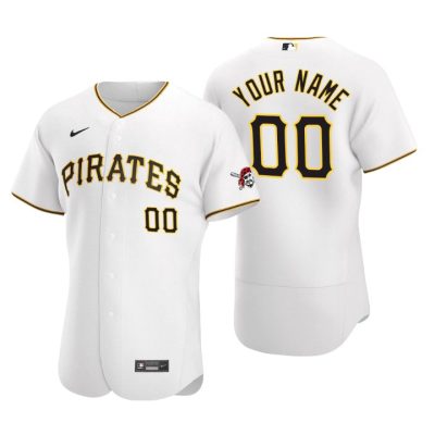 Pittsburgh Pirates White 2020 Home Authentic Custom Men's Jersey