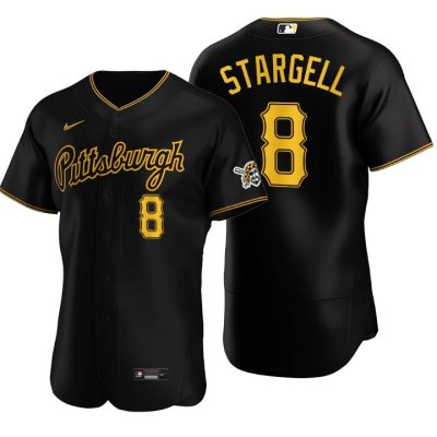 Pittsburgh Pirates Willie Stargell Black Authentic 2020 Alternate Jersey