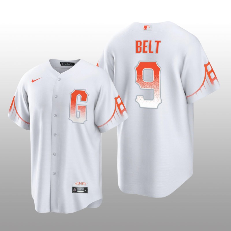 San Francisco Giants Brandon Belt City Connect Replica White Jersey